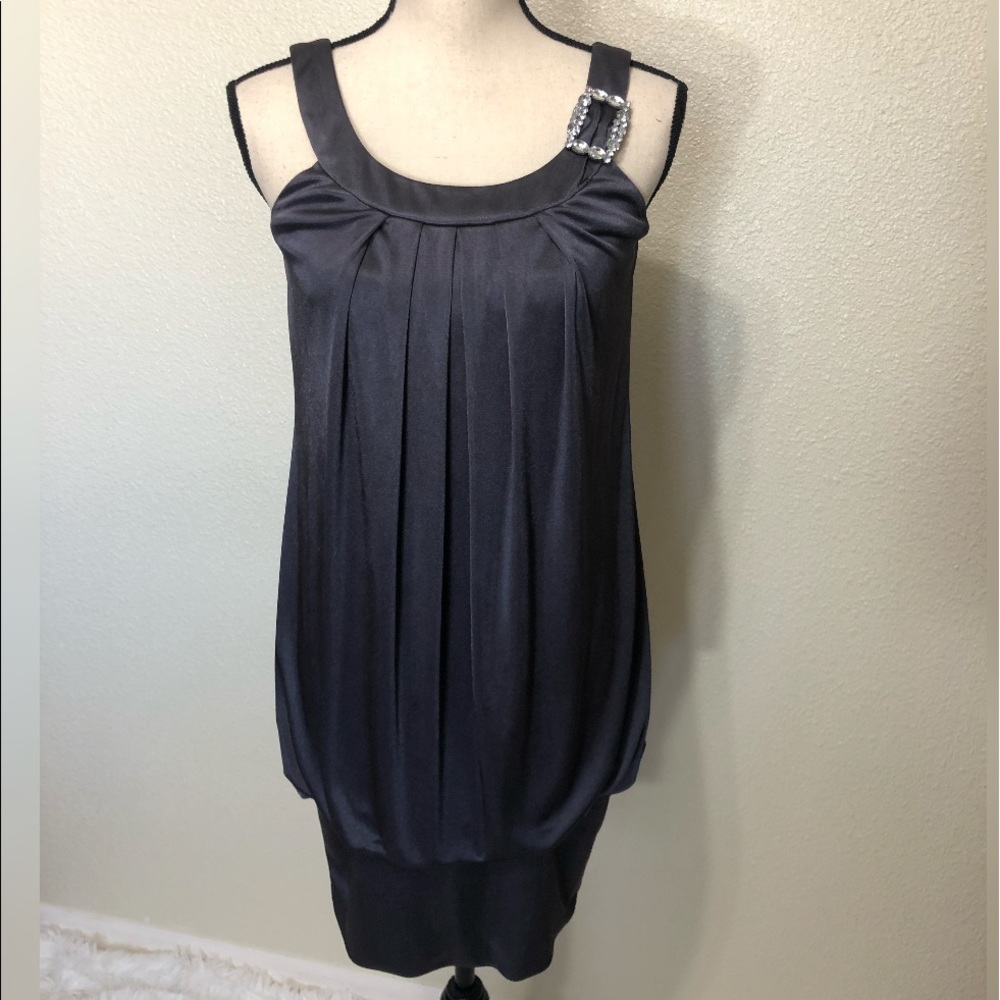 Charcoal Gray Cocktail Dress Size M